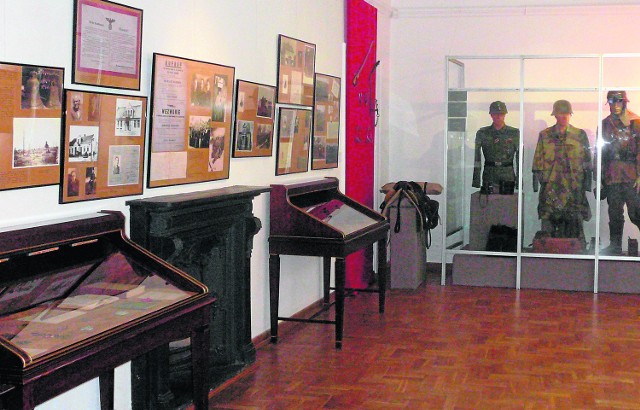 Niemieckie mundury jednostek wojskowych, urządzenia łączności, plakaty wojenne - to wszystko zostało pokazane na wystawie w Muzeum im. Kolberga.