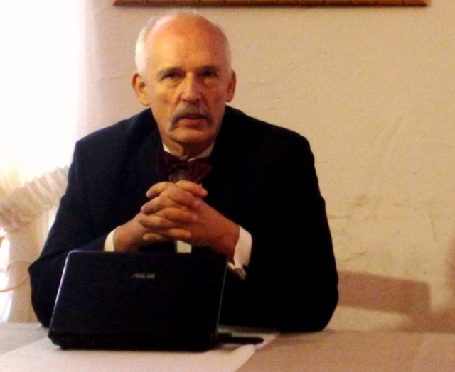 Janusz Korwin-Mikke nie popiera zakazu handlu dopalaczami.