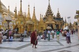 Birma. Shwedagon niezwykłe sanktuarium z włosami Buddy