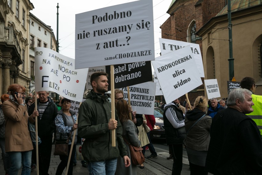 Protest na Placu Wszystkich Świętych