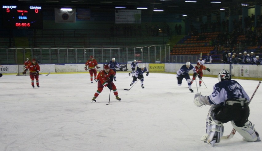 I liga hokeja: udany weekend Zagłębia Sosnowiec. Dwie wygrane ze Stoczniowcem [ZDJĘCIA]