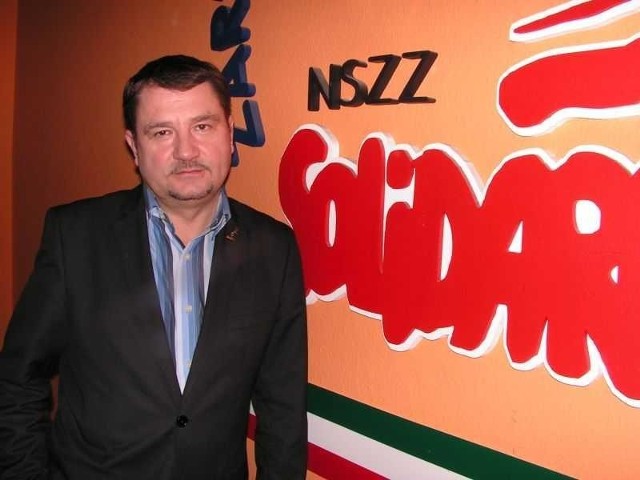 Piotr Duda, przewodniczący Solidarności (fot. Tomasz Rusek)