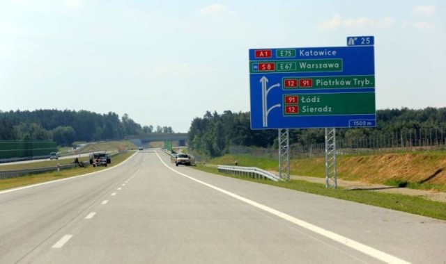Odcinek A1 od Tuszyna do granicy z województwem śląskim jest jedynym brakującym fragmentem A1 w Łódzkiem