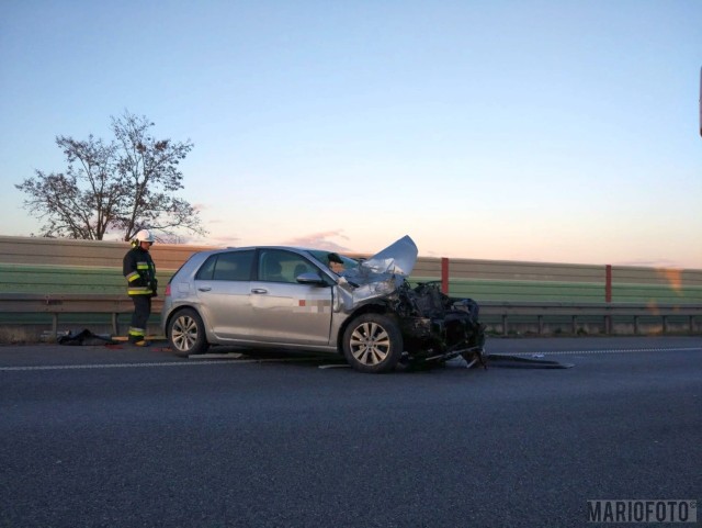 Wypadek na A4 pod Opolem.