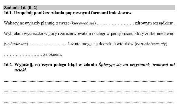 Egzamin ósmoklasisty 2018 CKE odpowiedzi - JĘZYK POLSKI - arkusze