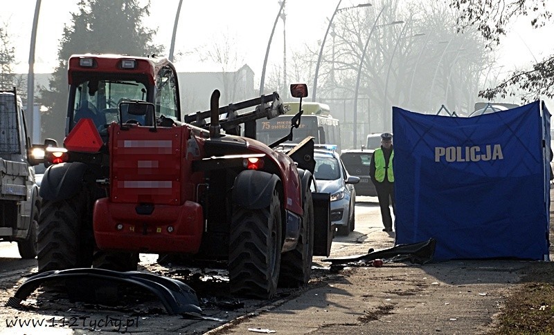 Wypadek w Tychach okazał się śmiertelny