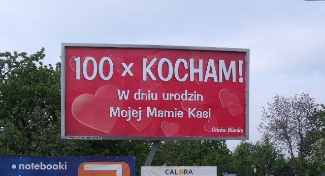 Taki billboard można zobaczyć na szczecińskich Gumieńcach.