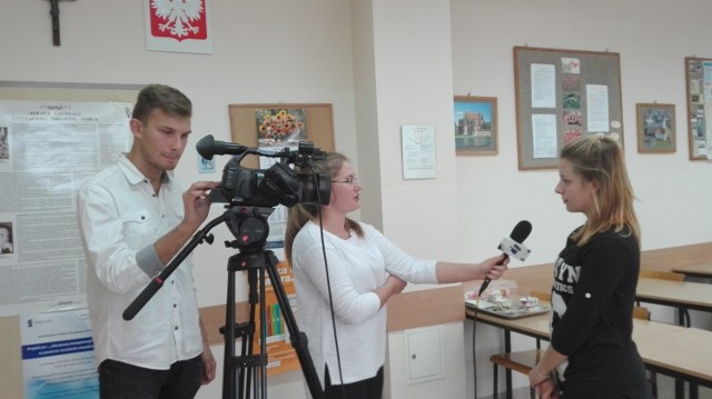 Uczniowie Zespołu Szkół Ponadgimnazjalnych w Drezdenku uczestniczyli w "Warsztatach Dziennikarskich".