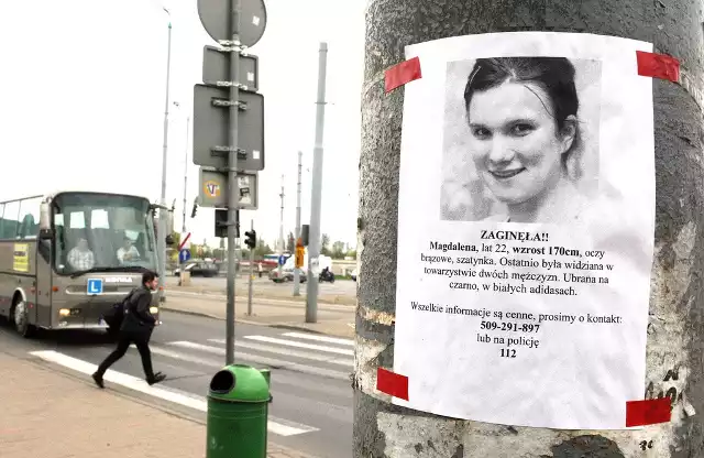 Magdalena ostatni raz była widziana na ul. Wyszyńskiego w Szczecinie.
