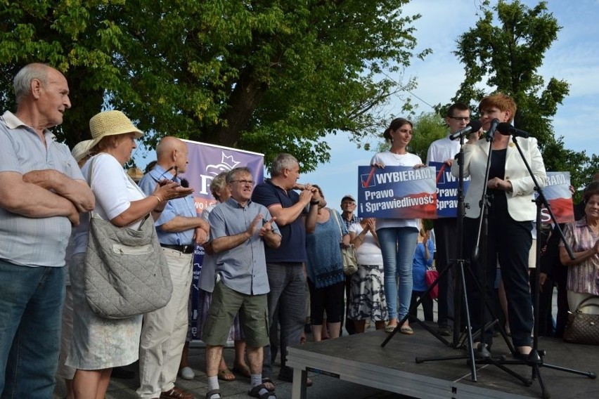 Beata Szydło z PiS odwiedziła Kłobuck