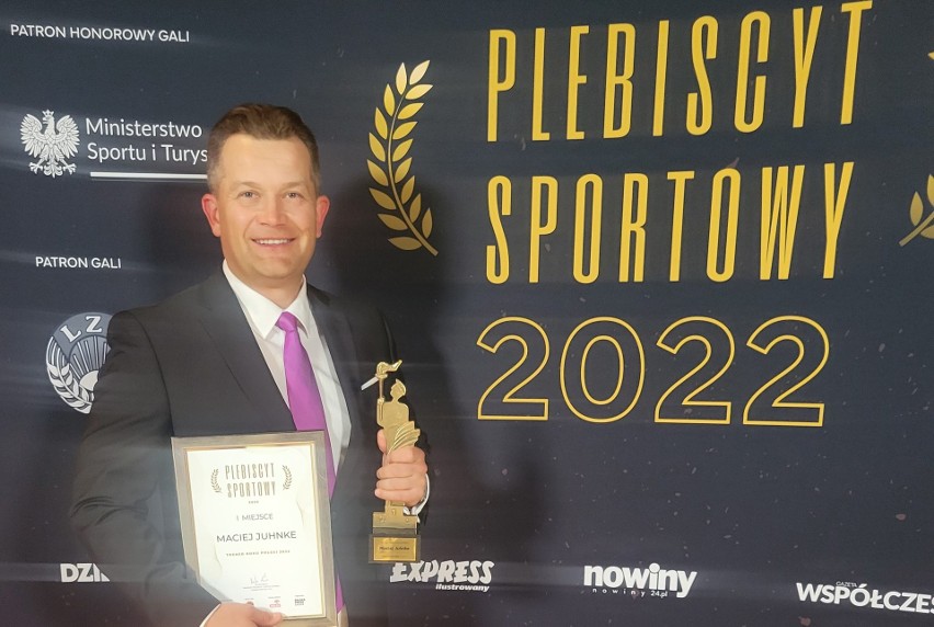 Maciej Juhnke na gali Plebiscytu Sportowego 2022