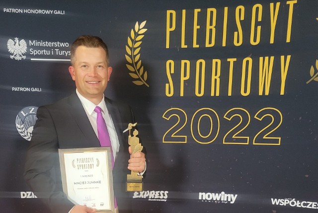 Maciej Juhnke na gali Plebiscytu Sportowego 2022
