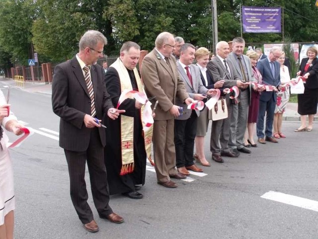 Przecięcie wstęgi w Goworowie odbyło się bardzo szybko