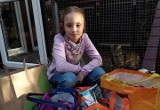 Tarnów. 10-letnia Liwia na urodziny poprosiła o karmę dla zwierząt, zamiast prezentów. Przekazał ją bezdomnym kotom