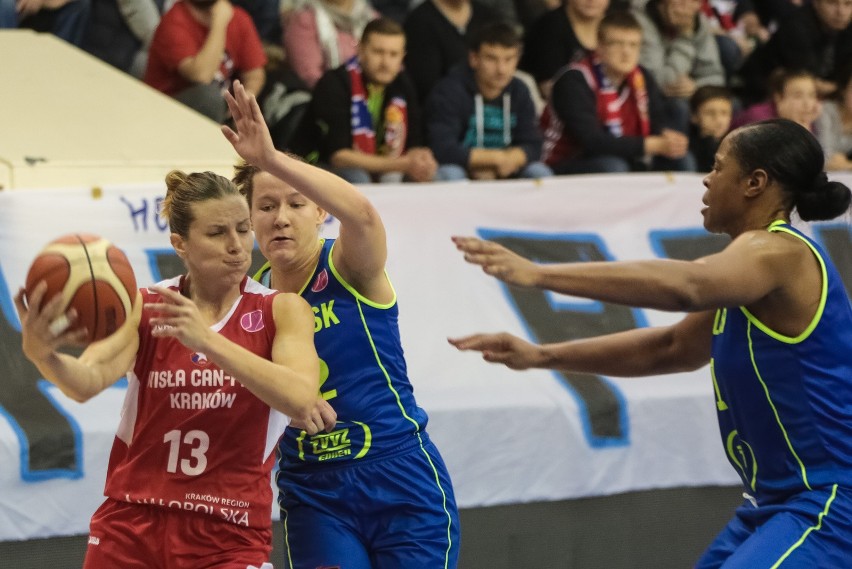 Euroliga kobiet: mecz Wisła Can-Pack Kraków - ZVVZ USK Praga