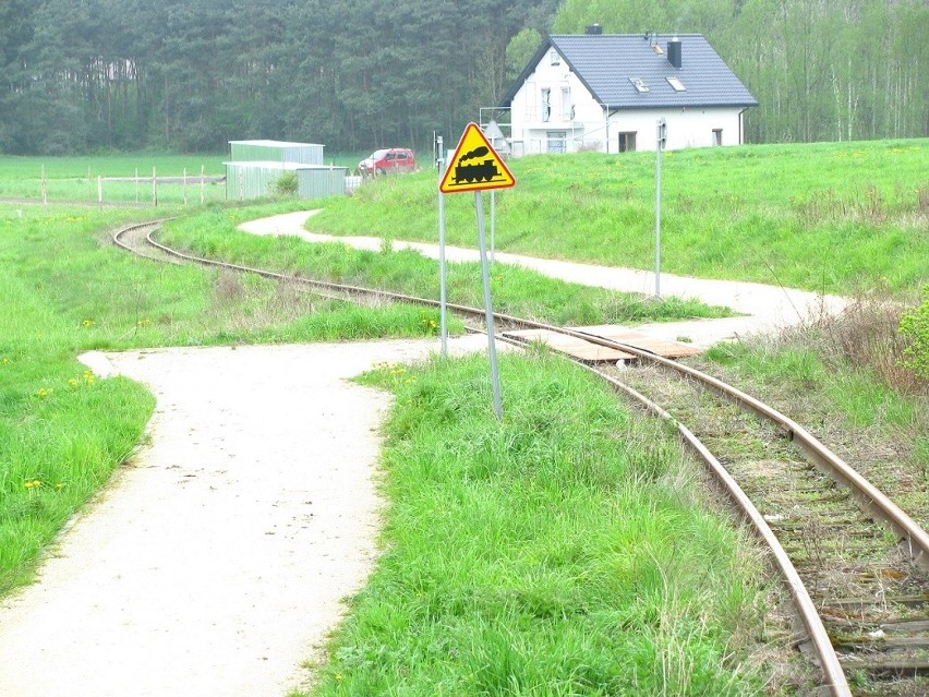 Ciuchcia już na torze do i z Pińczowa