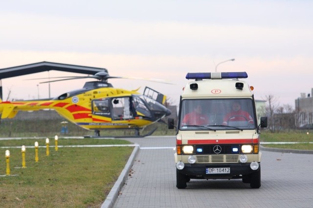 Lądowisko dla helikopterów LPR przy Wojewódzkim Centrum Medycznym w Opolu.