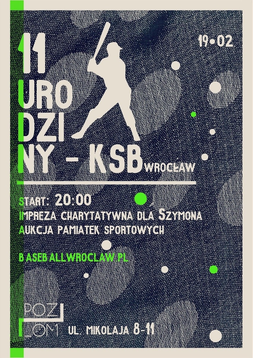 Baseball. Urodziny KSB Wrocław i licytacja pamiątek wielu sportowców dla Szymona Bisagi