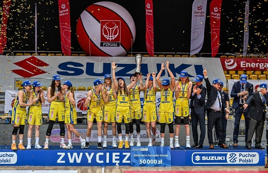 Koszykarki VBW Arki Gdynia w finale Suzuki Pucharu Polski...