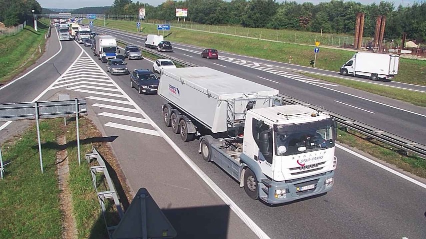 Ogromny korek na autostradowej obwodnicy Krakowa [ZDJĘCIA]       