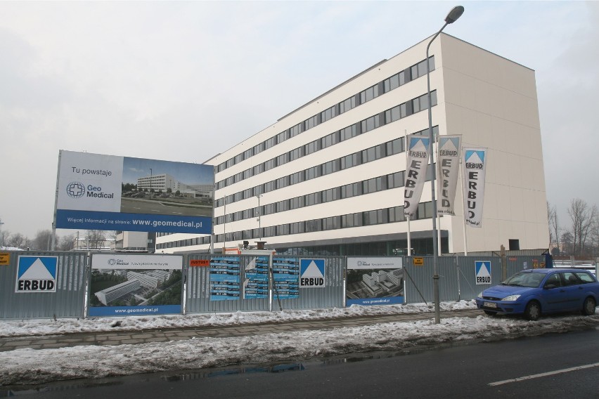 2015 r. Budowa szpitala Geo Medical w Katowicach....