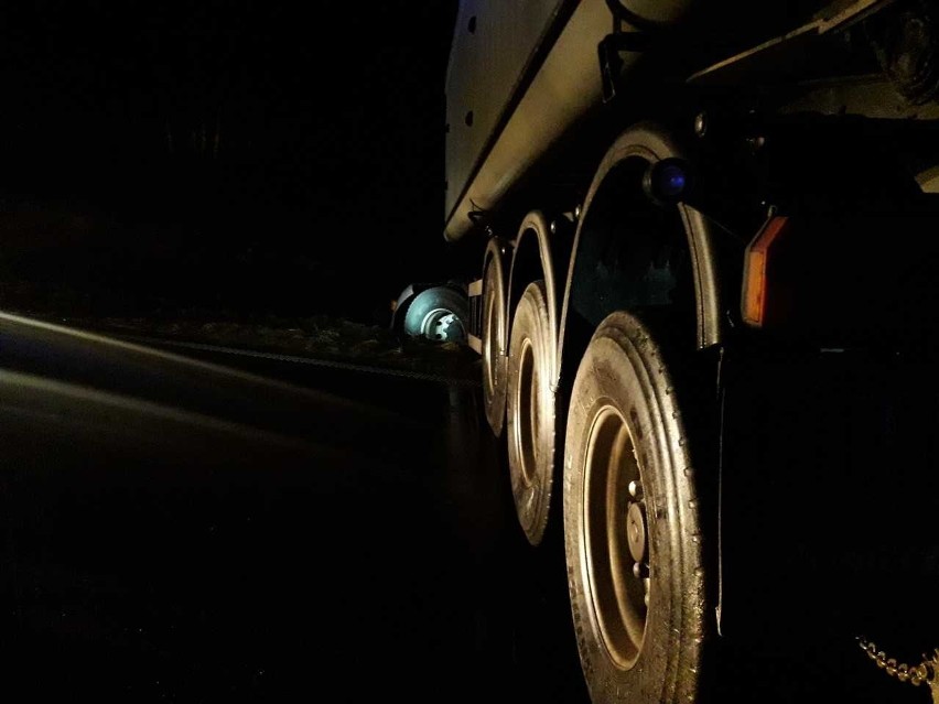 Wypadek ciężarówki w Miasteczku Śląskim