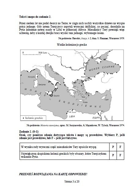 Egzamin gimnazjalny 2014: Symbole religijne i rozbiory POLSKI, WOS, HISTORIA [PYTANIA + ODPOWIEDZI]