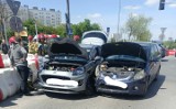 Wypadek na wylotówce z Kielc. Zablokowane ulice, potężne korki [ZDJĘCIA]