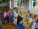 Dzieci robiły palmy w przedszkolu w Rusinowie