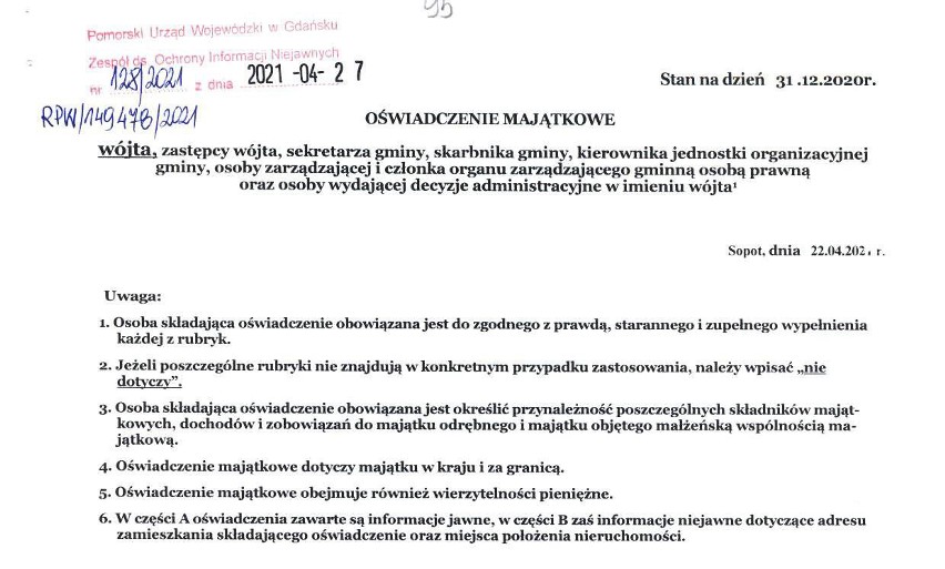 Oświadczenie majątkowe Jacka Karnowskiego, prezydenta Sopotu. Zarobił 180 tys. zł w 2020 roku