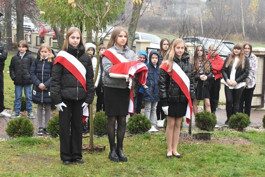 Maszt flagowy stanął w gminie Masłów dzięki zwycięstwu w akcji „Pod biało-czerwoną”. Zobacz zdjęcia