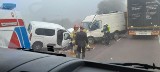 Wypadek na DK 65 na trasie Mońki - Czechowizna. Jedna osoba ranna. Utrudnienia w ruchu