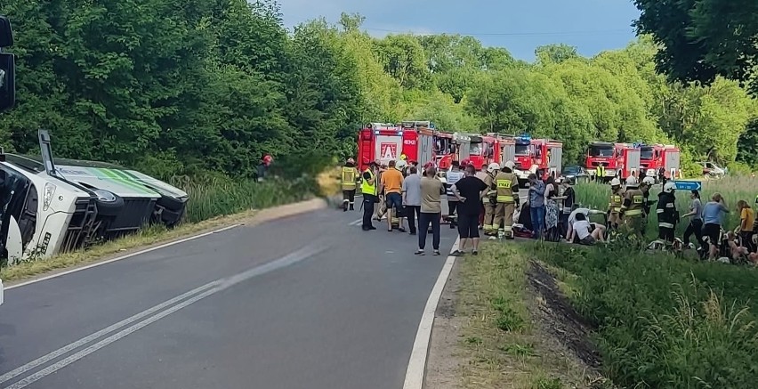 Wypadek w Ścinawce Górnej 25.06.2022