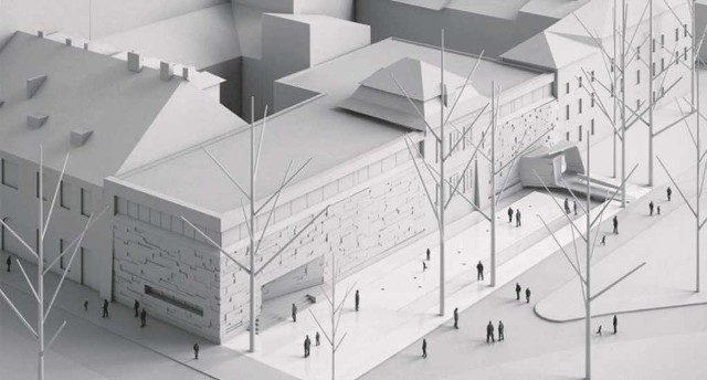 Projekt przebudowy Bunkra Sztuki zakłada odsłonięcie fasady galerii