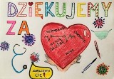 Uczniowie PSP 12 z Kędzierzyna-Koźla w niezwykły sposób podziękowali pielęgniarkom i lekarzom ze szpitala zakaźnego