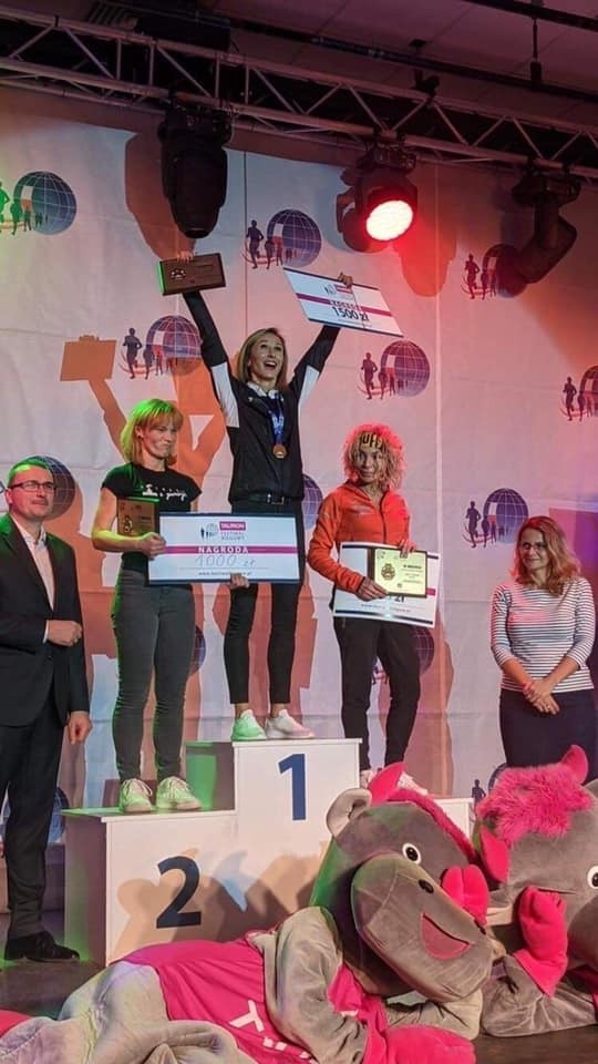 Sylwia Sendek na najwyższym podium podczas Tauron Festiwalu...