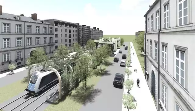 Miasto zamierza zamówić koncepcję linii tramwajowej wzdłuż al. Słowackiego - od Nowego Kleparza do placu Inwalidów.