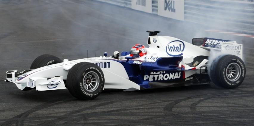 Robert Kubica w latach 2006-2010 12 razy stał na podium...