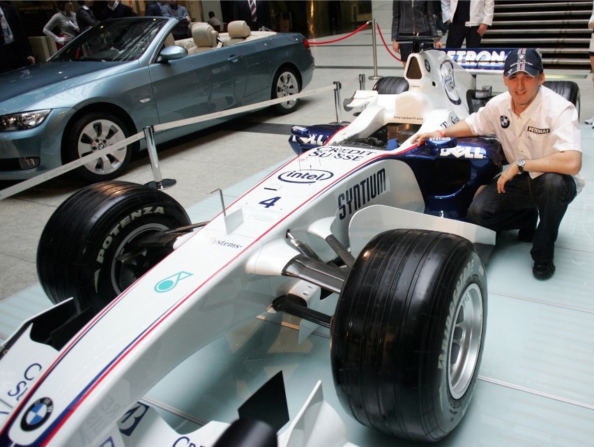 Robert Kubica w latach 2006-2010 12 razy stał na podium...