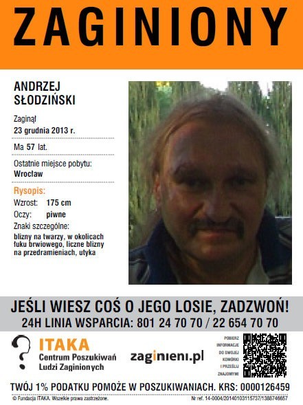 Zaginiony Andrzej Słodziński