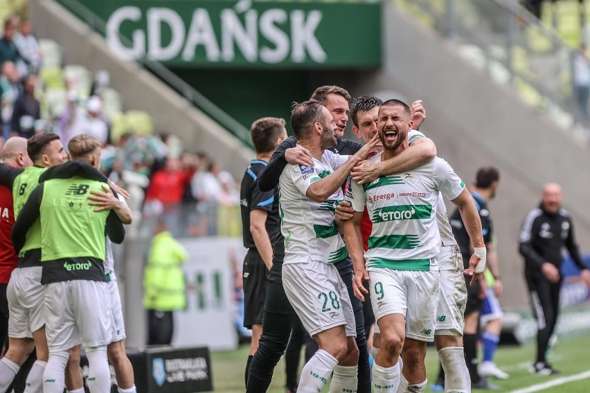 Lechia Gdańsk - Stal Mielec 8.05.2022 r. Oceniamy piłkarzy biało-zielonych. Bohater Łukasz Zwoliński i rozczarowujący Mario Maloca