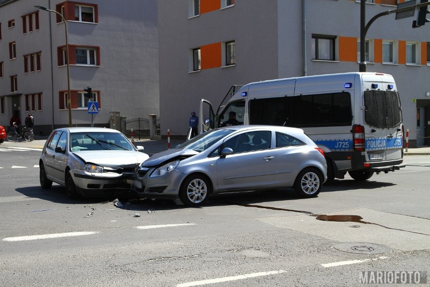 Wypadek w Opolu. Na skrzyżowaniu ulicy 1 Maja z Plebiscytową...