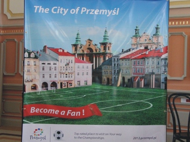 Władze Przemyśla spodziewają się, że w czerwcu przyjedzie do tego miasta sporo turystów- kibiców.