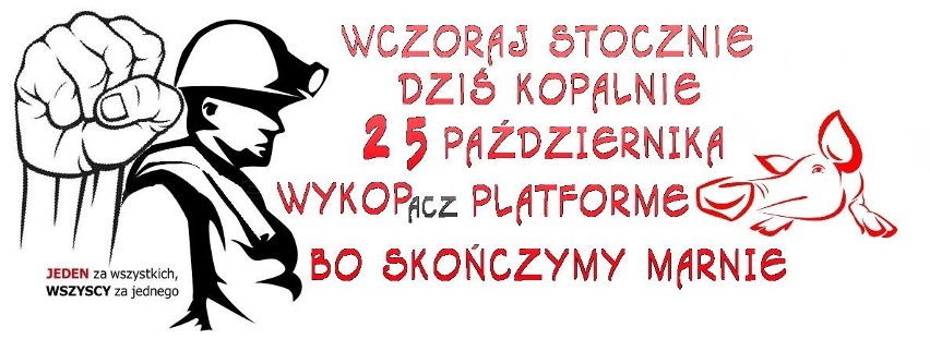 100 tys. ludzi na górniczej manifestacji w Warszawie i 100 miastach Polski