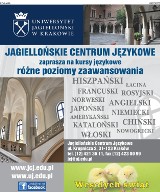 Jagiellońskie Centrum Językowe zaprasza na kursy językowe 