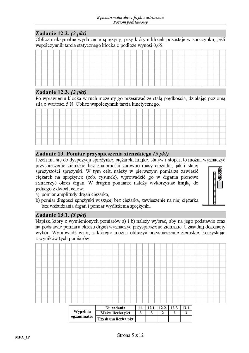 Matura 2016: FIZYKA I ASTRONOMIA podstawa [ODPOWIEDZI,...