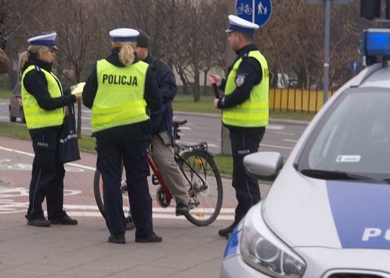 Policyjna akcja. Na celowniku rowerzyści (zdjęcia)