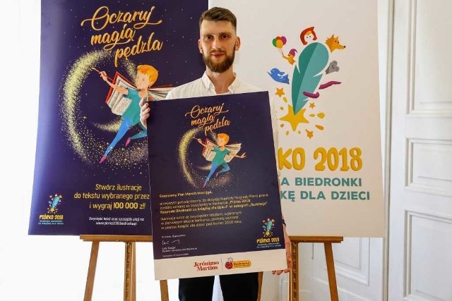 Marcin Macięga, laureat konkursu „Piórko 2018” w kategorii „Ilustracje”