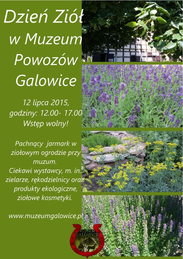 Święto Ziół w Muzeum Powozów Galowice pod Żórawiną (PROGRAM)