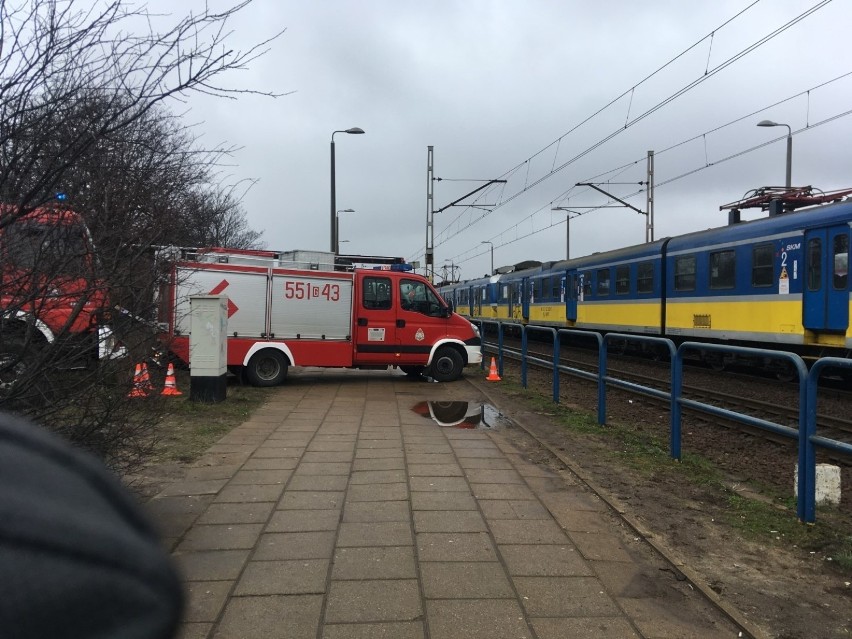 Wypadek na SKM Wejherowo Nanice. Nie żyje człowiek. Ruch był utrudniony [zdjęcia]